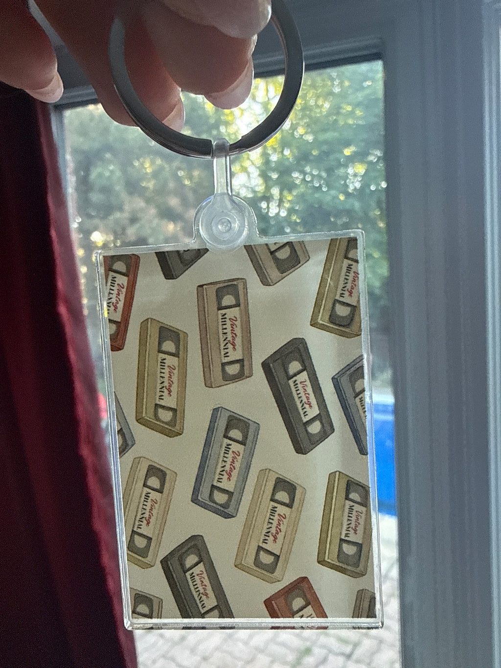 Vintage Millennial VHS Keychain
