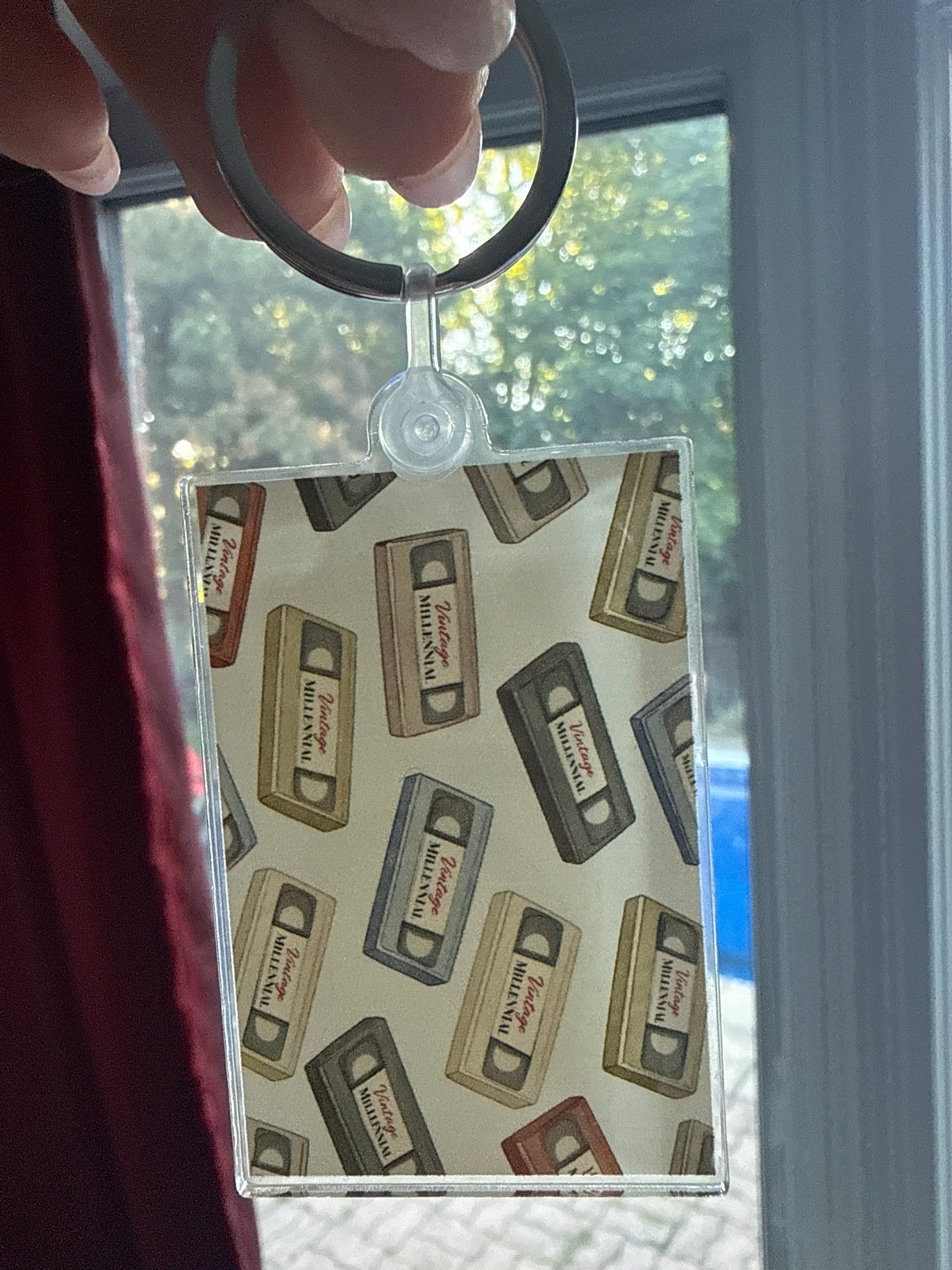 Vintage Millennial VHS Keychain