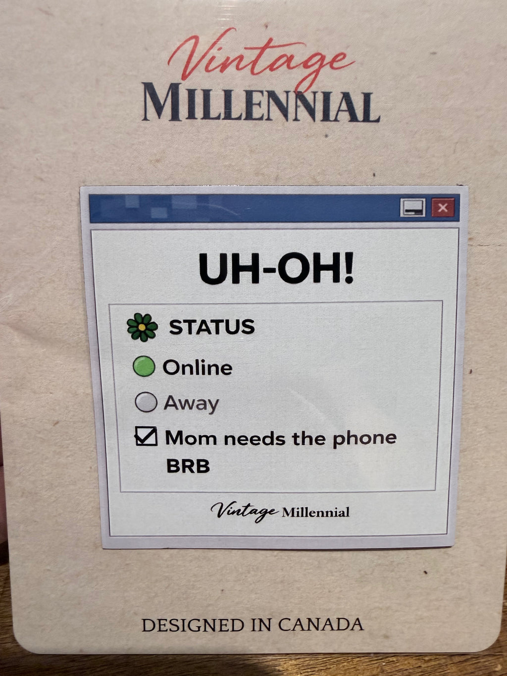 UH OH!-ICQ Magnet